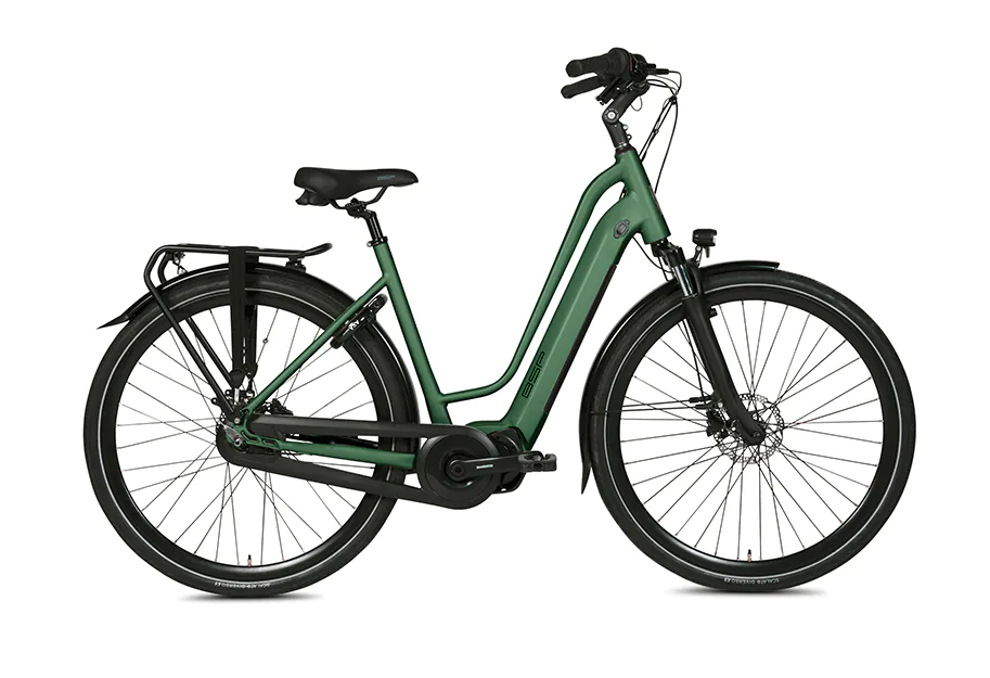 BSP Musa Elektrische fiets Dames 47 cm Groen 504Wh