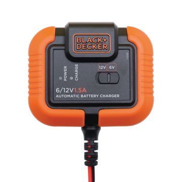 Black & Decker Acculader 6V & 12V 1.5A