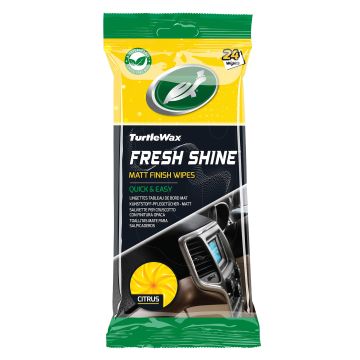 Turtle Wax Fresh Shine Matt Interieurreiniger doekjes 24 stuks