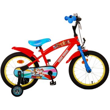 Paw Patrol Kinderfiets 16 inch Rood/Blauw