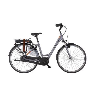 Hercules Elektrische stadsfiets Nizza F7 NL Dames 45 cm Antraciet 400 Wh