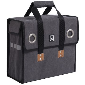 Willex canvas shopper Grijs 18 liter