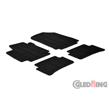 Gledring Rubbermatten passend voor Renault Clio IV 5 deurs 2012-2019 / Clio IV GT 2013- / Captur 2013-2019