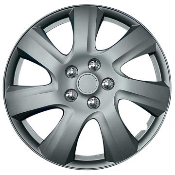 AutoStyle 4-Delige Wieldoppenset Carolina 16-inch matt-gunmetal