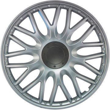 J-Tec 4-Delige Wieldoppenset Orden 16-inch zilver