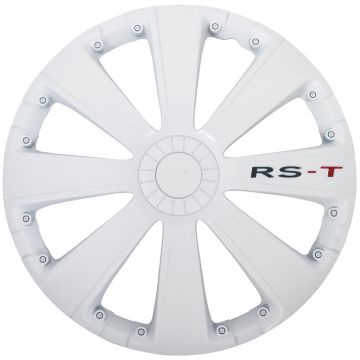 AutoStyle 4-Delige Wieldoppenset RS-T 14-inch wit