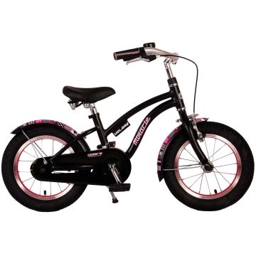 Volare Kinderfiets Miracle Cruiser Meisjes 14 inch Mat zwart