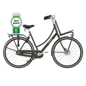 Popal Transsportfiets daily dutch prestige n7 rb nd 47 cm Leger groen 28 inch