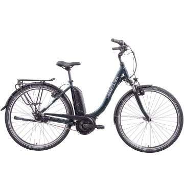 Hercules Elektrische stadsfiets Lyon F7 dames 55 cm Blauw 400 Wh