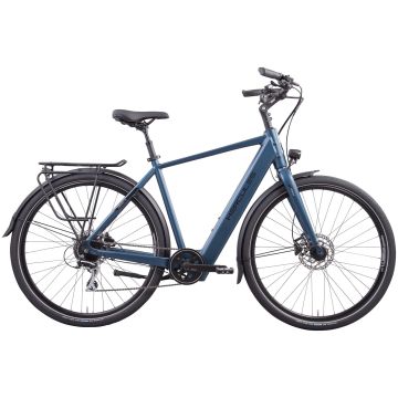 Hercules Elektrische stadsfiets Urbanico I-8 heren 58 cm Mat Blauw 410 Wh