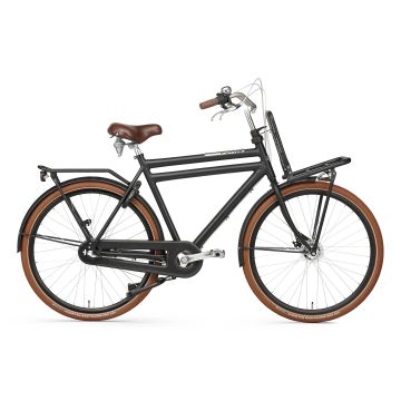 Popal Transportfiets Daily Dutch Prestige N3 VB RN M heren 57 cm mat zwart