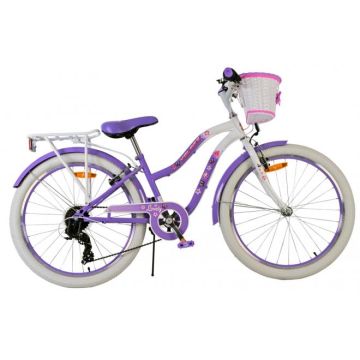 Volare Kinderfiets Lovely 24 inch paars 7-speed