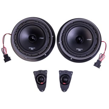 Vibe Optisound Luidspreker Upgrade-set passend voor Volkswagen Transporter T5 2003-2015 - 6.5'' luidsprekers (voorzijde)