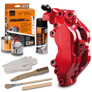 Foliatec Remklauwlakset racing rosso 3 Componenten