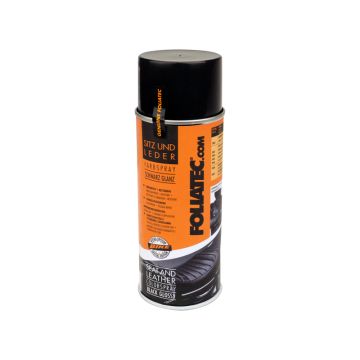 Foliatec Seat & Leather Color Spray glanzend zwart 1x400ml