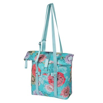 Basil fietstas bloom field shopper 20 liter Blauw