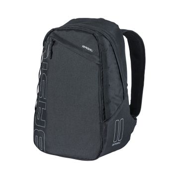 Basil fietsrugzak flex backpack 17 liter Zwart