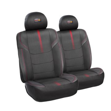 Red Bull Oracle Universele stoelhoezenset Pro - 6-delige set - Zwart/Rood - geschikt voor Side-Airbags