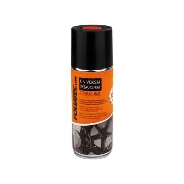 Foliatec Universal 2C Spray Paint Mat zwart 1x400ml