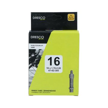 Dresco Binnenband 16 x1.70-2.10 (47/62-305) Dunlop 40mm