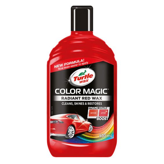 Turtle Wax Color Magic Wax Radiant Rood