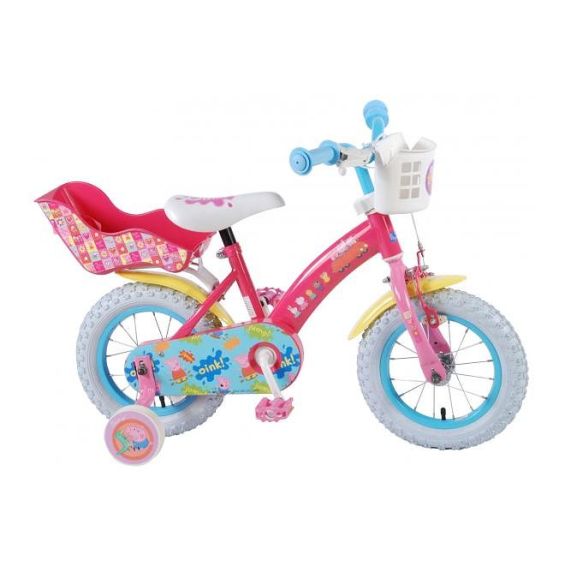 Peppa Pig Kinderfiets 12 inch Roze