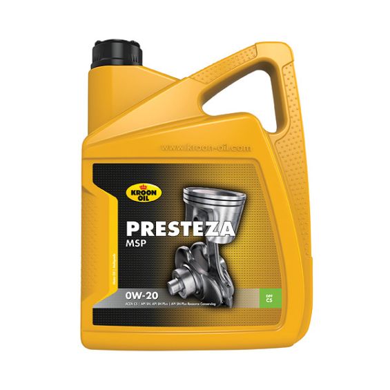 Kroon-oil motorolie presteza MSP 0W-20 5 liter