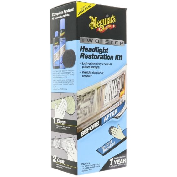 Meguiar's Perfect Clarity Headlight Restoration Kit two step