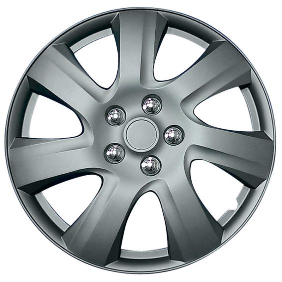 AutoStyle 4-Delige Wieldoppenset Carolina 14-inch matt-gunmetal