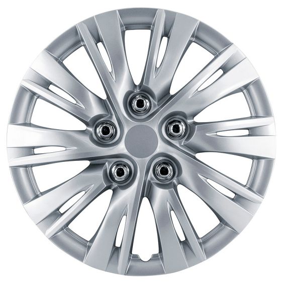 AutoStyle 4-Delige Wieldoppenset Ohio 15-inch zilver