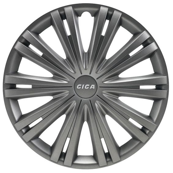 AutoStyle 4-Delige Wieldoppenset Giga 13-inch gun-metal