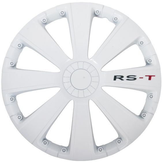 AutoStyle 4-Delige Wieldoppenset RS-T 15-inch wit