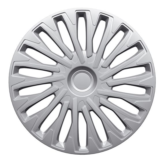 AutoStyle 4-Delige Wieldoppenset Soho 14-inch zilver