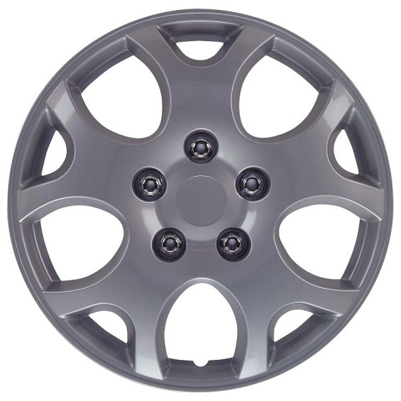 AutoStyle 4-Delige Wieldoppenset Nebraska 14-inch zilver