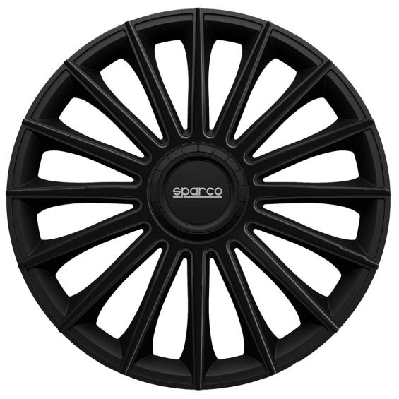 Sparco 4-Delige Wieldoppenset Treviso 14-inch zwart