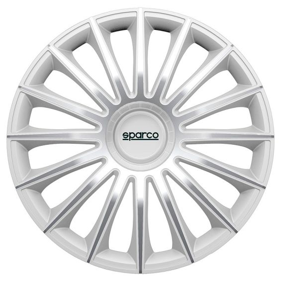 Sparco 4-Delige Wieldoppenset Treviso 14-inch zilver