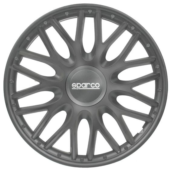 Sparco 4-Delige Wieldoppenset Roma 14-inch grijs