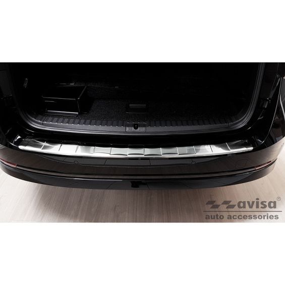 Avisa RVS Achterbumperprotector passend voor Skoda Octavia IV Kombi 2020- Incl RS 'Ribs'