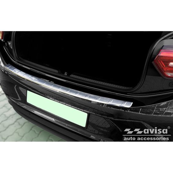 Avisa RVS Achterbumperprotector passend voor Volkswagen ID.3 2020- 'Ribs'