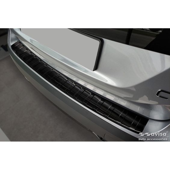 Avisa Zwart RVS Achterbumperprotector passend voor Citroën C4/e-C4 III 2020- 'Ribs'