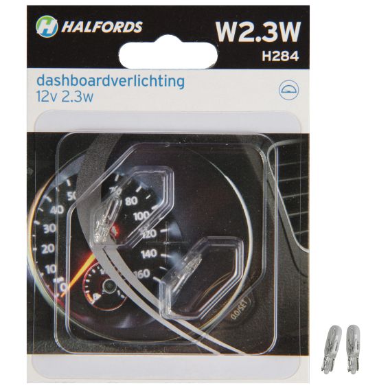 Halfords Autolampen W2.3W T5