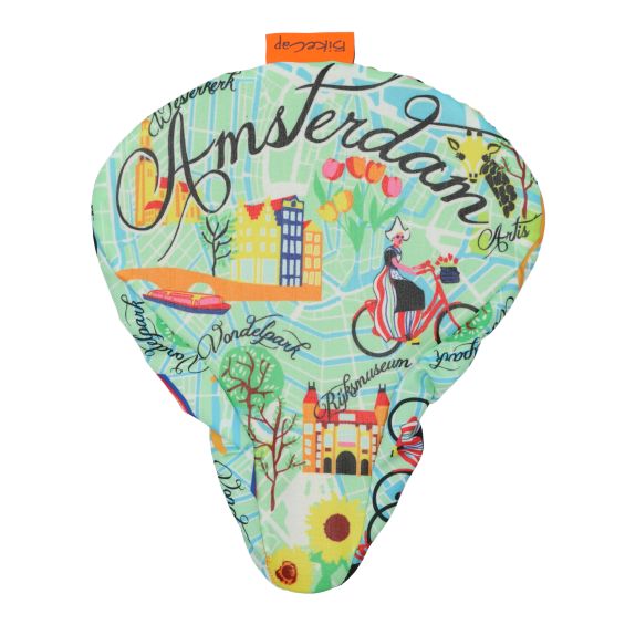 Bikecap saddle cover Get Lost Amsterdam