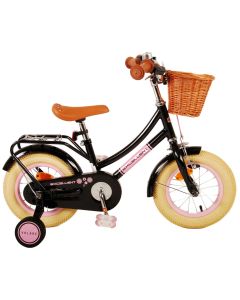 Volare Kinderfiets Excellent 12 inch Zwart met mandje