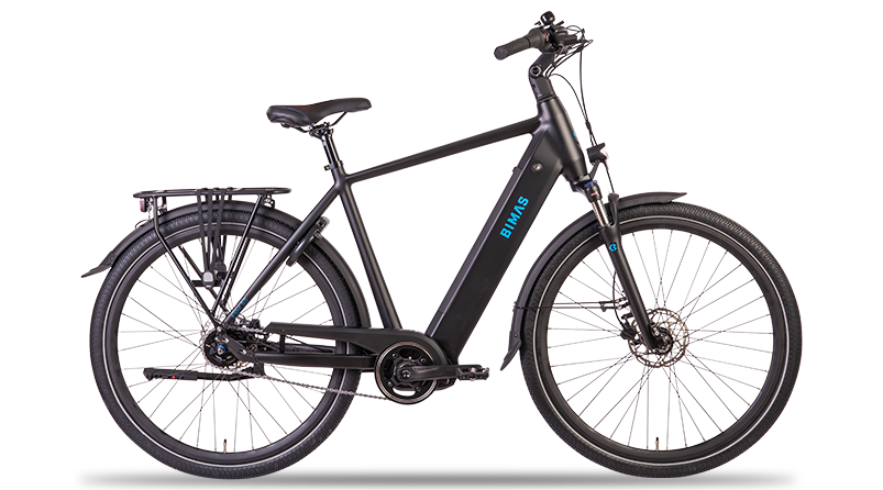 Bimas Elektrische fiets E-Tour 5.5 Heren 57 cm zwart