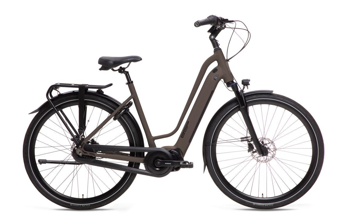 BSP Musa Elektrische fiets Dames 51 cm Bruin 504Wh